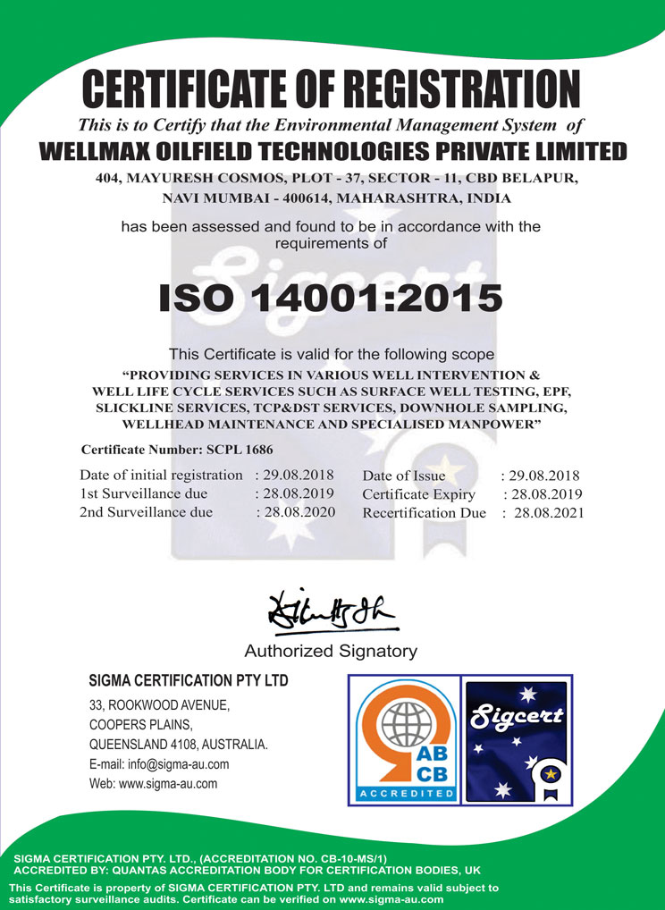 Welcome to Wellmax Oilfield Technologies